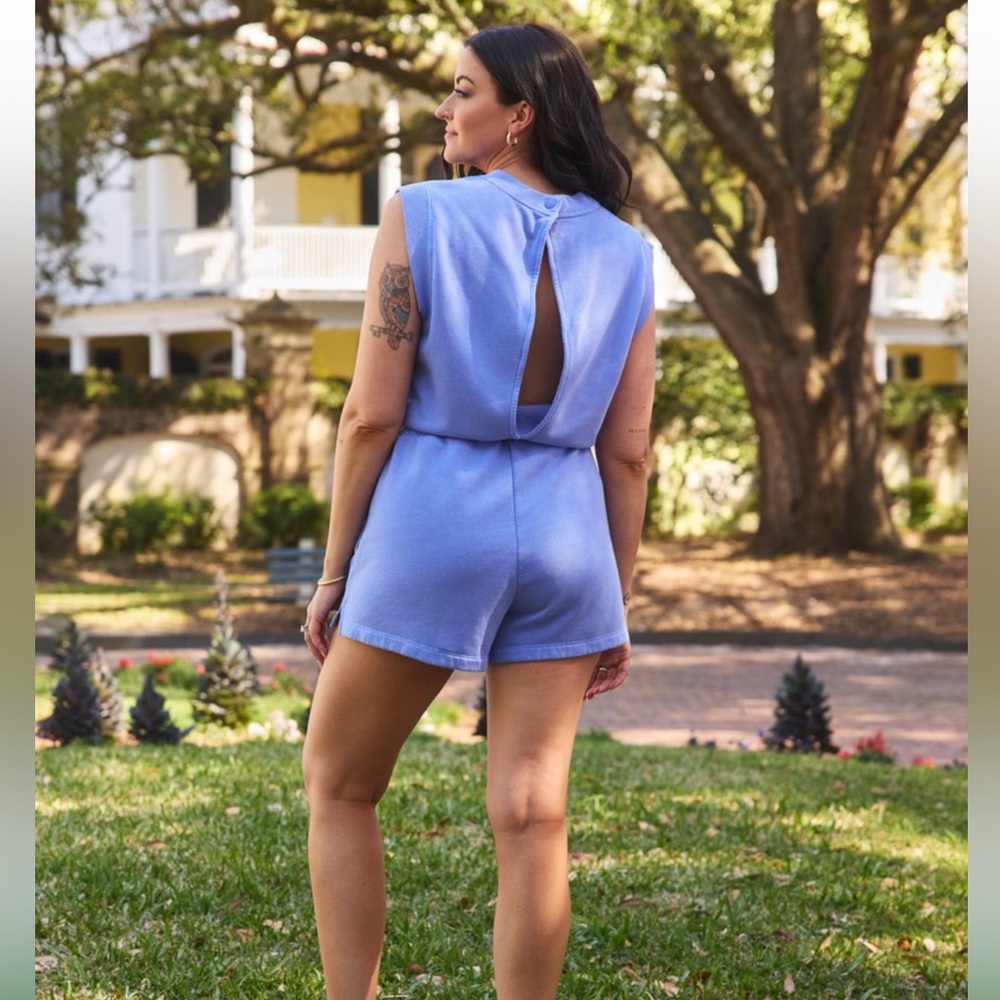 Abercrombie Blue Romper